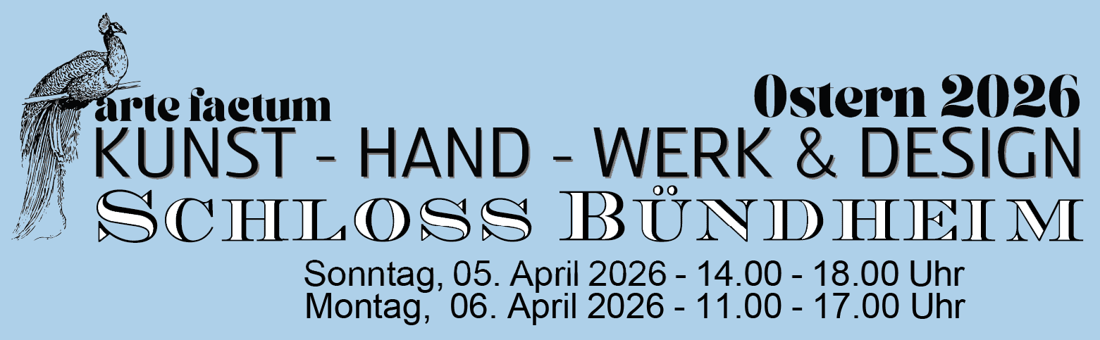 Banner mit Text, Veranstaltungszeit u. Ort